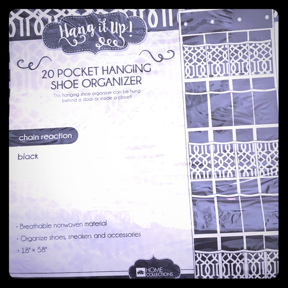 NWT 3 Hanging Shoe👞👠Organizers / 20 pockets x2